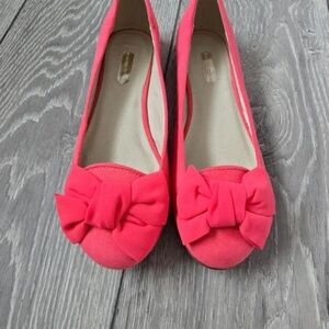 Dorothy Perkins Vibrant Pink Bow Flats